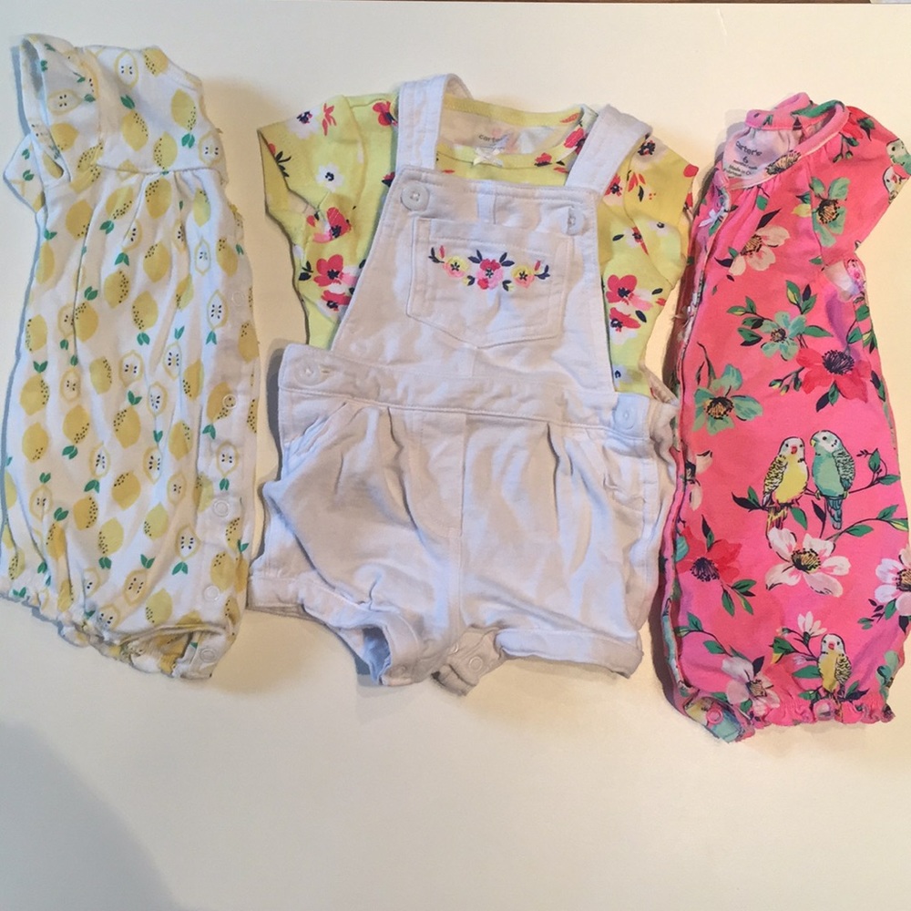 6 month Carters baby girl outfits